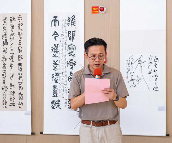 书法展 | “水墨风韵 添彩幸福湾区”主题书法展在上海福安康护理院开幕(图2)